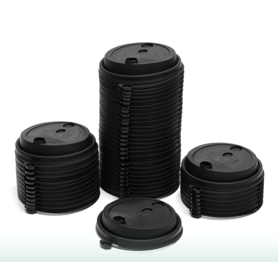 товар Крышка для стакана со съемным питейником 80 мм черная матовая KRC080